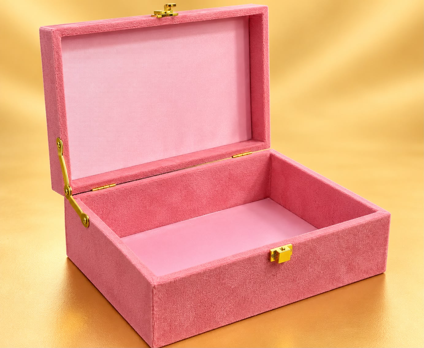 SEUDE TRUNK HAMPER BOX CORAL