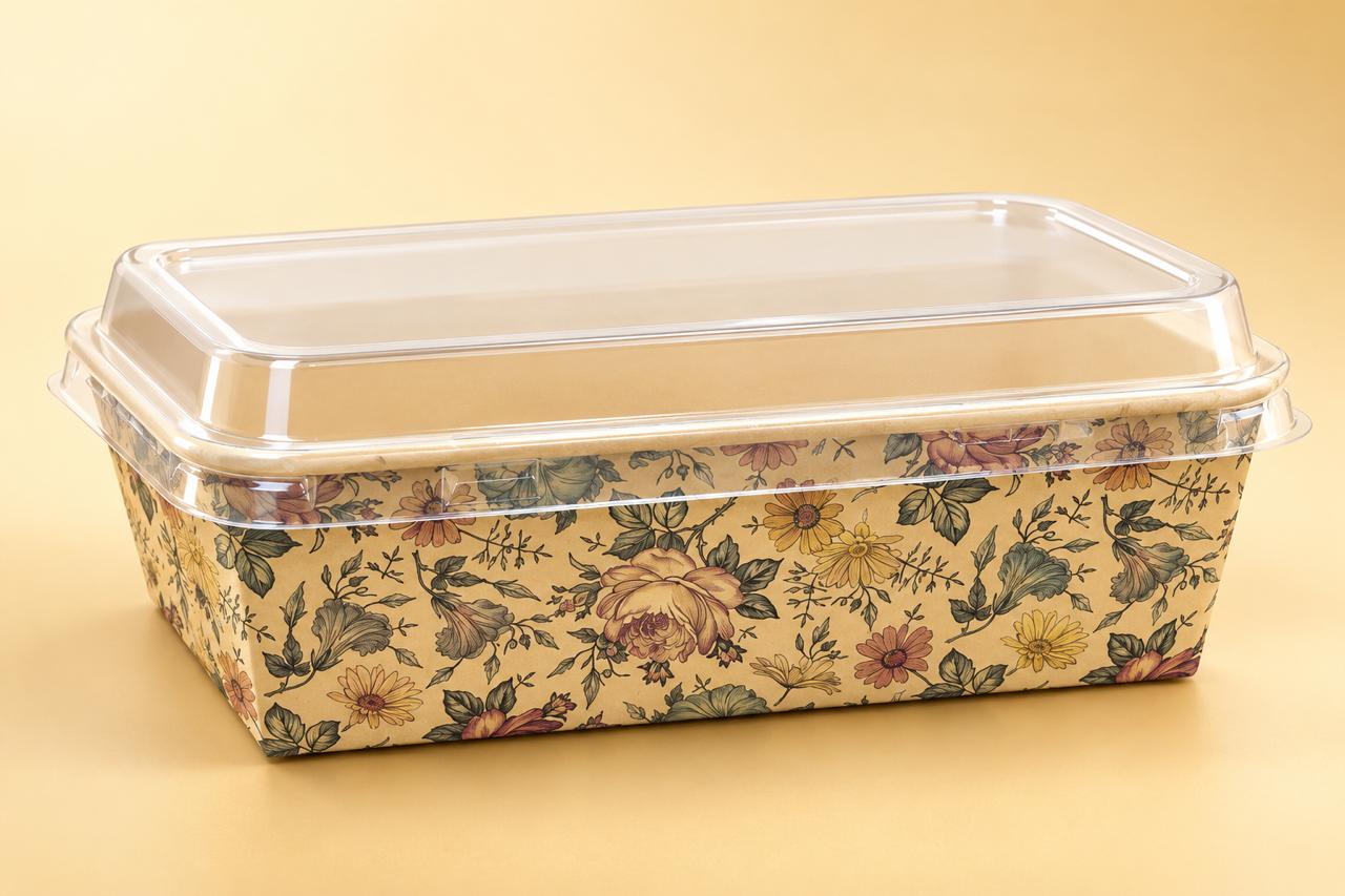 RECTANGLE DRY CAKE TUB