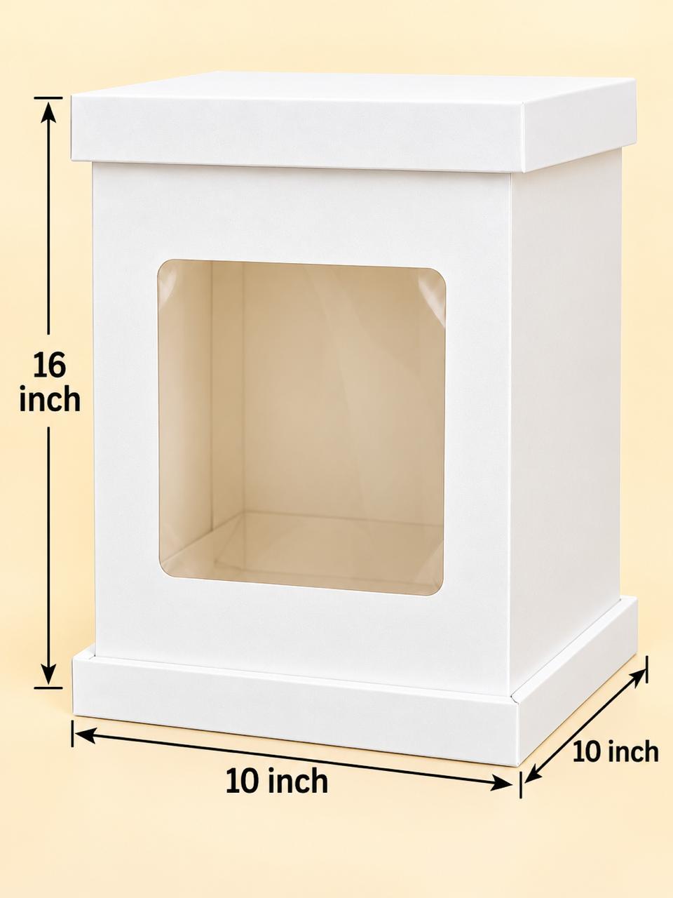 ITC TALL CAKE BOX 10x10x16 INCH