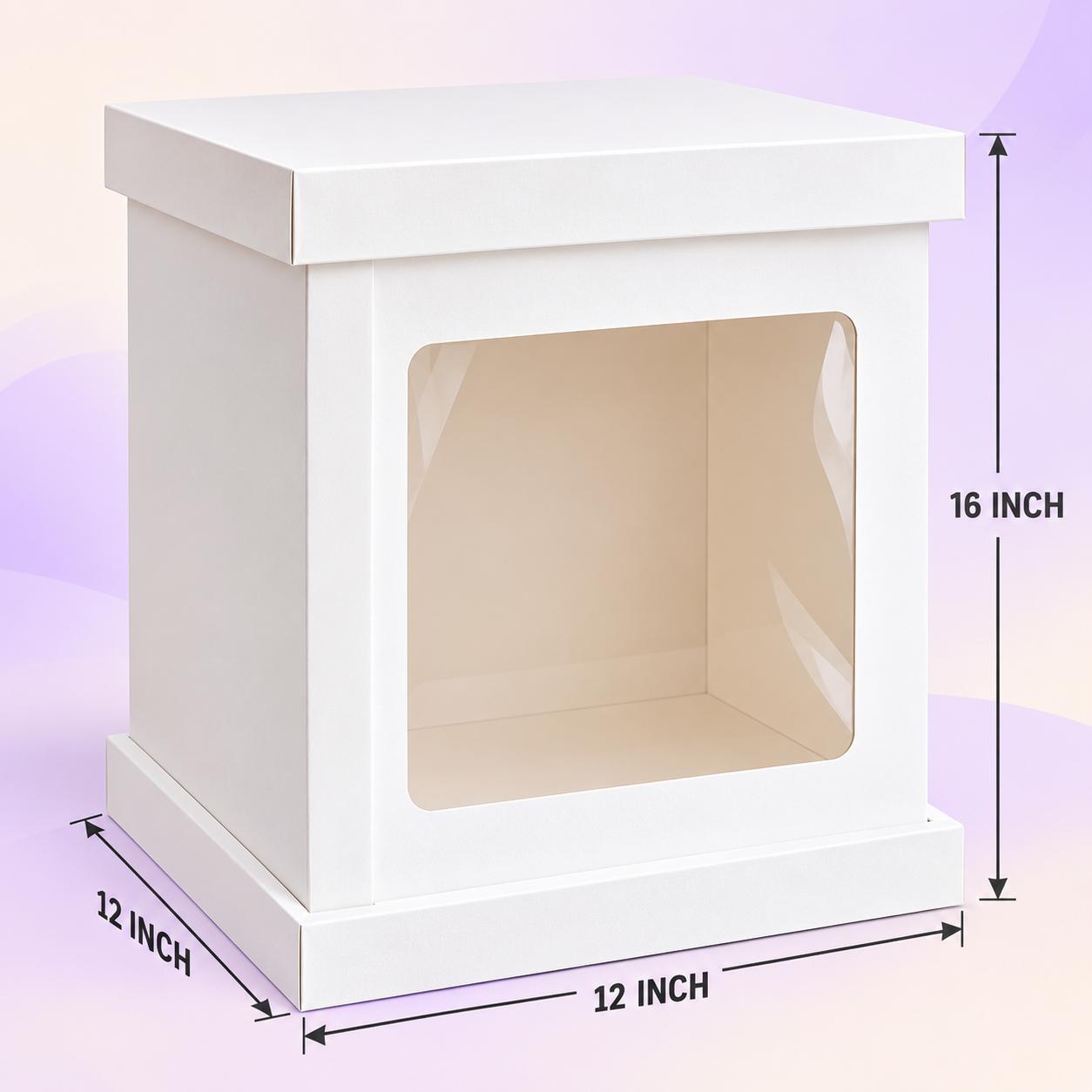 ITC TALL CAKE BOX 12x12x16 INCH