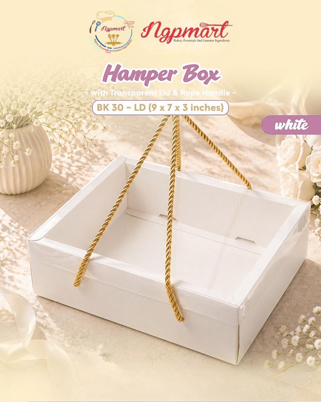 BK30 7x9x3 INCHES WHITE
